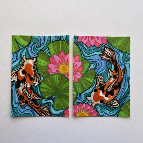 Aceo original set - set, of